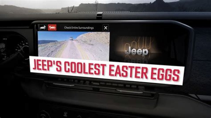 Easter Eggs on Jeep Cherokees