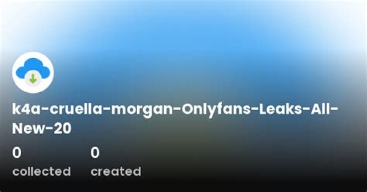 The Cruella Morgan OnlyFans Leak